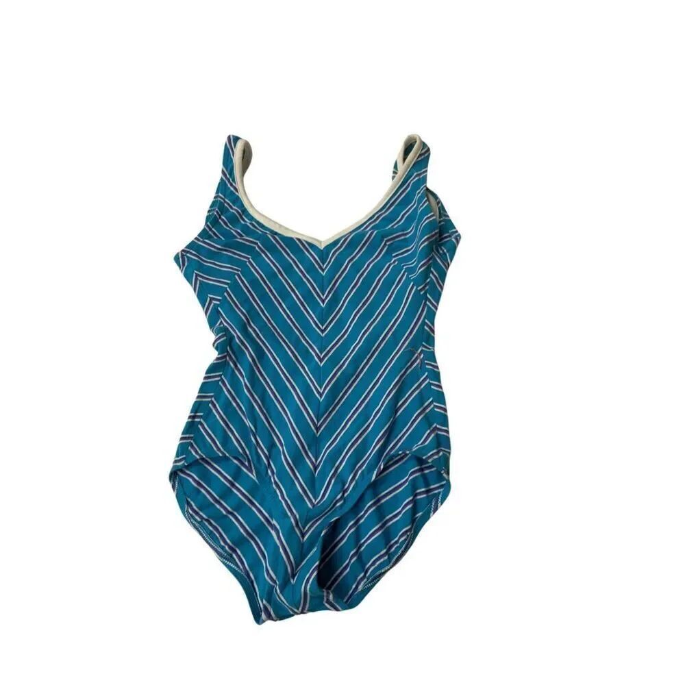 Vintage Striped Bathing Suit